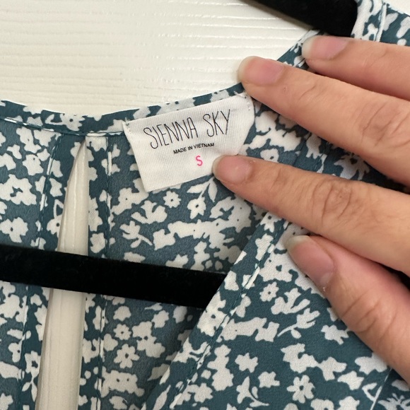 Sienna Sky Floral Faux Wrap Maxi Dress - Picture 6 of 6